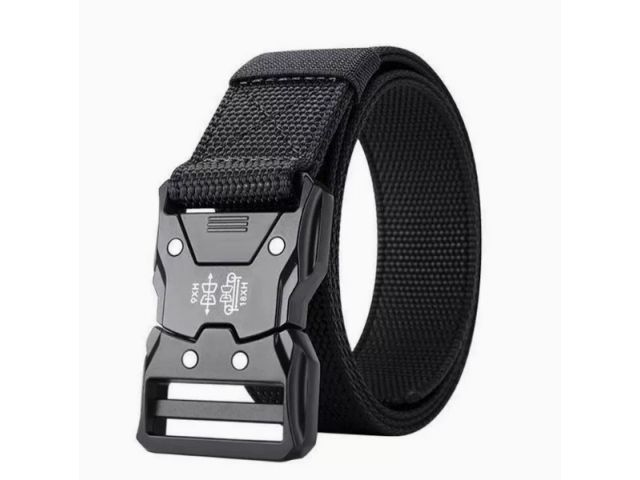 pasek do spodni taktyczny wojskowy parciany militarny czarny