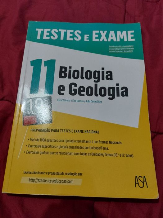 Testes e Exames de Biologia e Geologia 11. Ano
