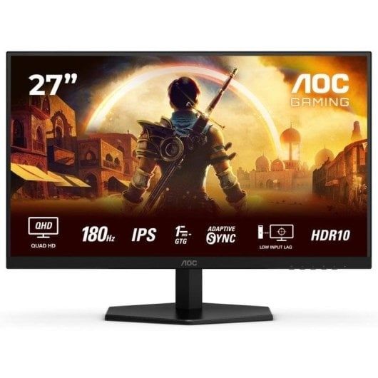 AOC QHD 180hz 27" Fast IPS 0,5ms