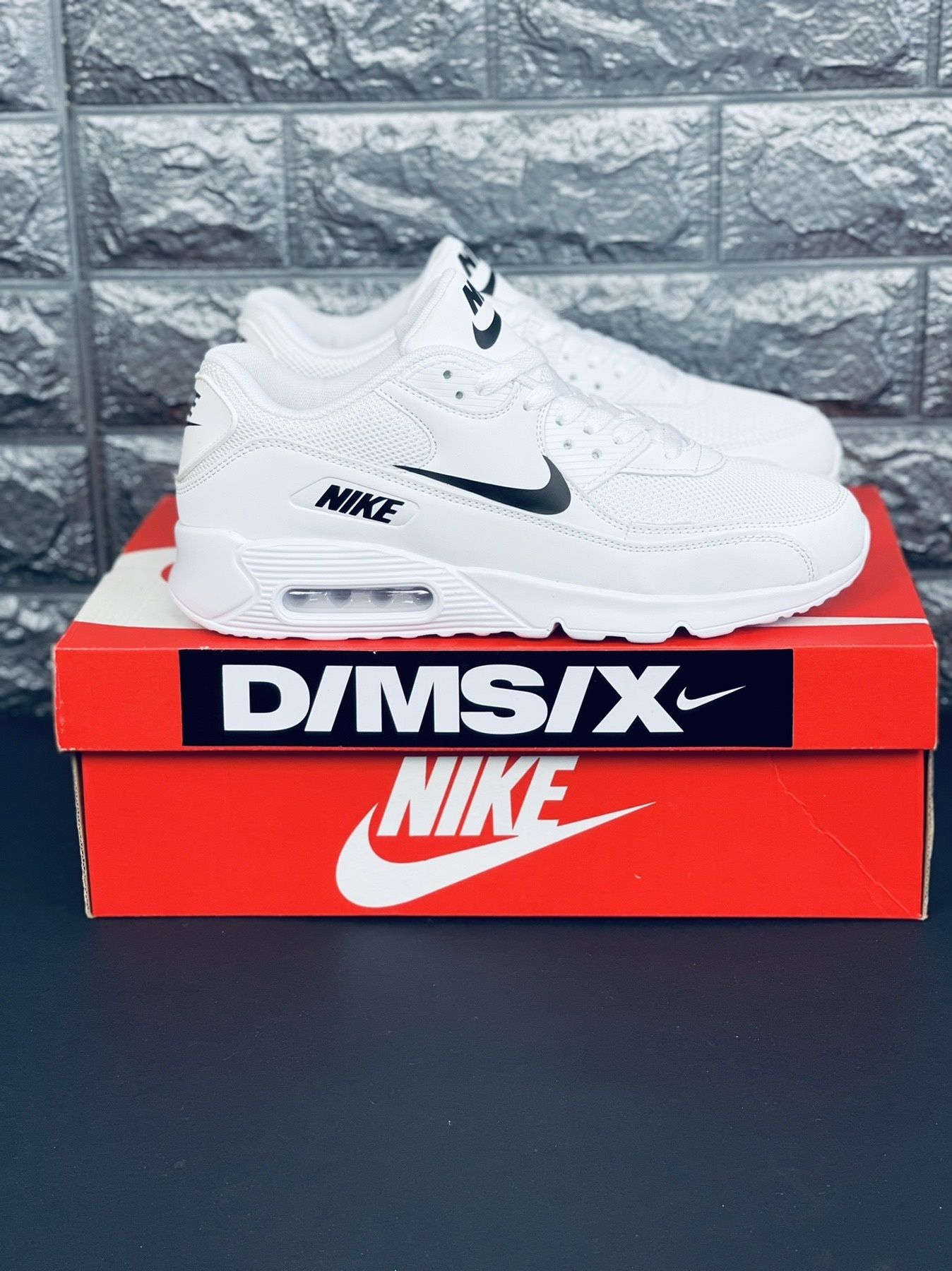 Кроссовки Nike Air Max 90 Белые спортивные кросовки Найк