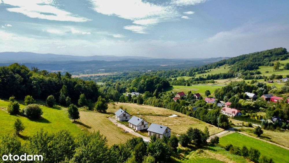 Działka z projektem i pozwoleniem na budowę - Widok na Śnieżne Kotły