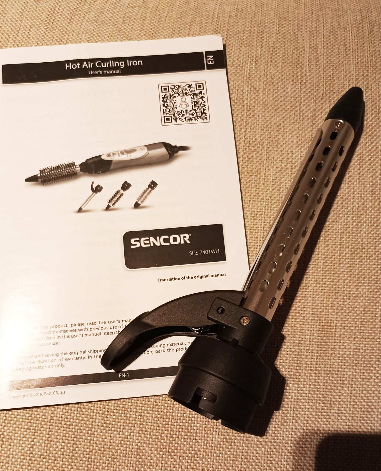 Końcówka lokówka do karbowania Sencor SHS7401WH