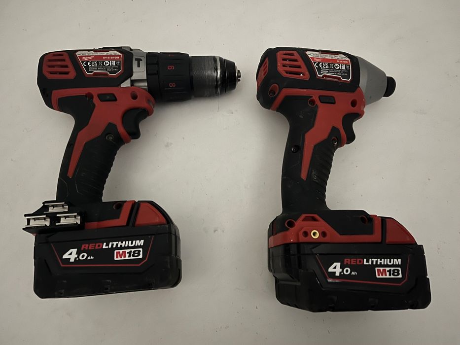 Zestaw Milwaukee wkrętarka zakrętarka 2 x 4ah BPDN BID