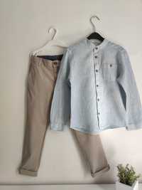 122-128р H&M сорочка брюки джинси рубашка штан