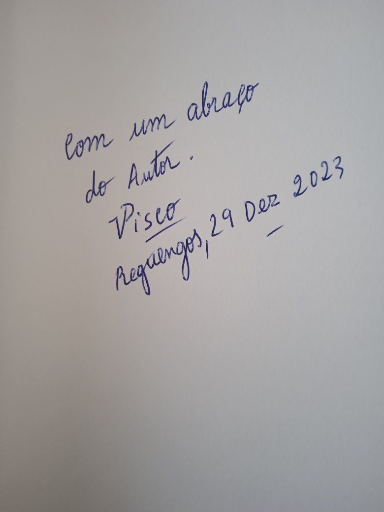 Livro de poesias, Vítor Pisco, 2023