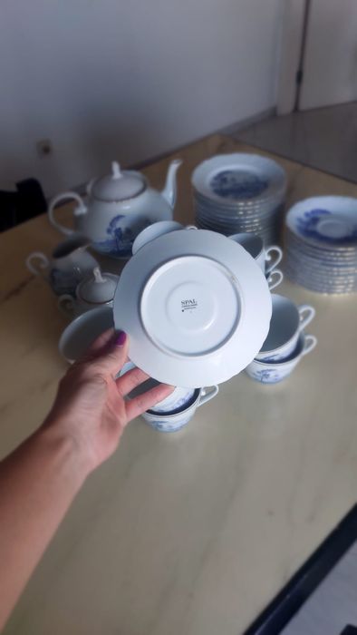 Conjunto de chá antigo