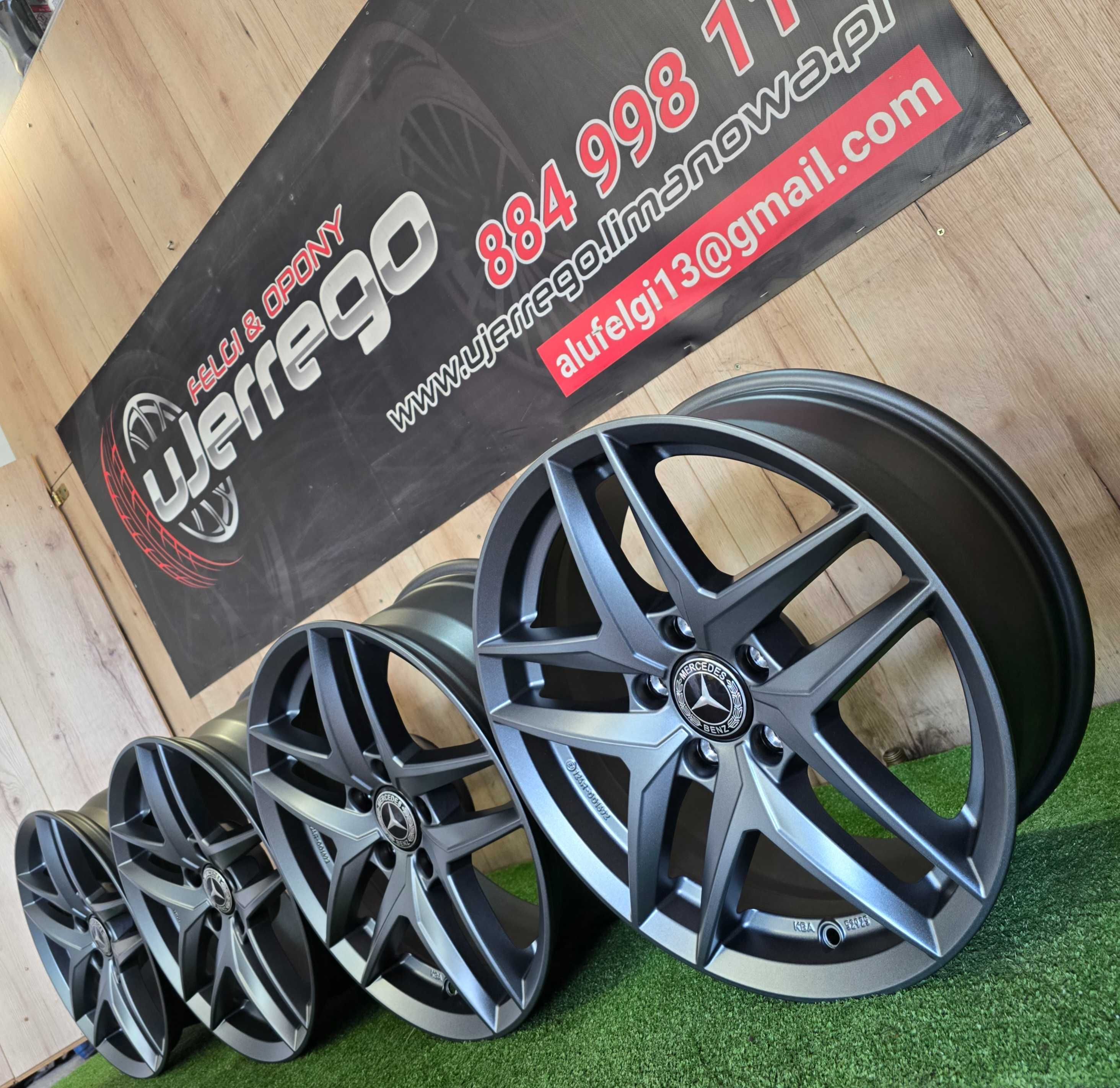 NOWE ALUFELGI MERCEDES 17x5x112 -  Cla, Gla, Glc, Klasa A, Klasa B