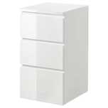 Kredens Ikea biały  MALM Komoda, 3 szuflady 40x78 Nowa w  kartonach