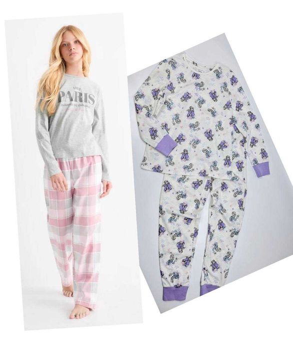 Піжами C&A на 9-10 р. (134-140cм) реглан та штани