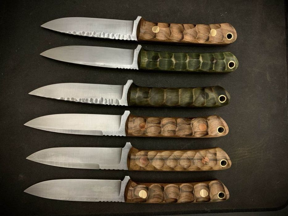 Нож ручной работы фултанг сталь 9ХС ніж ручної роботи нож охотничий