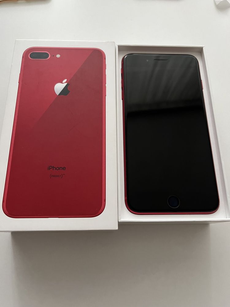 Apple iPhone 8 + Plus red special edition czerwony 64gb prezent