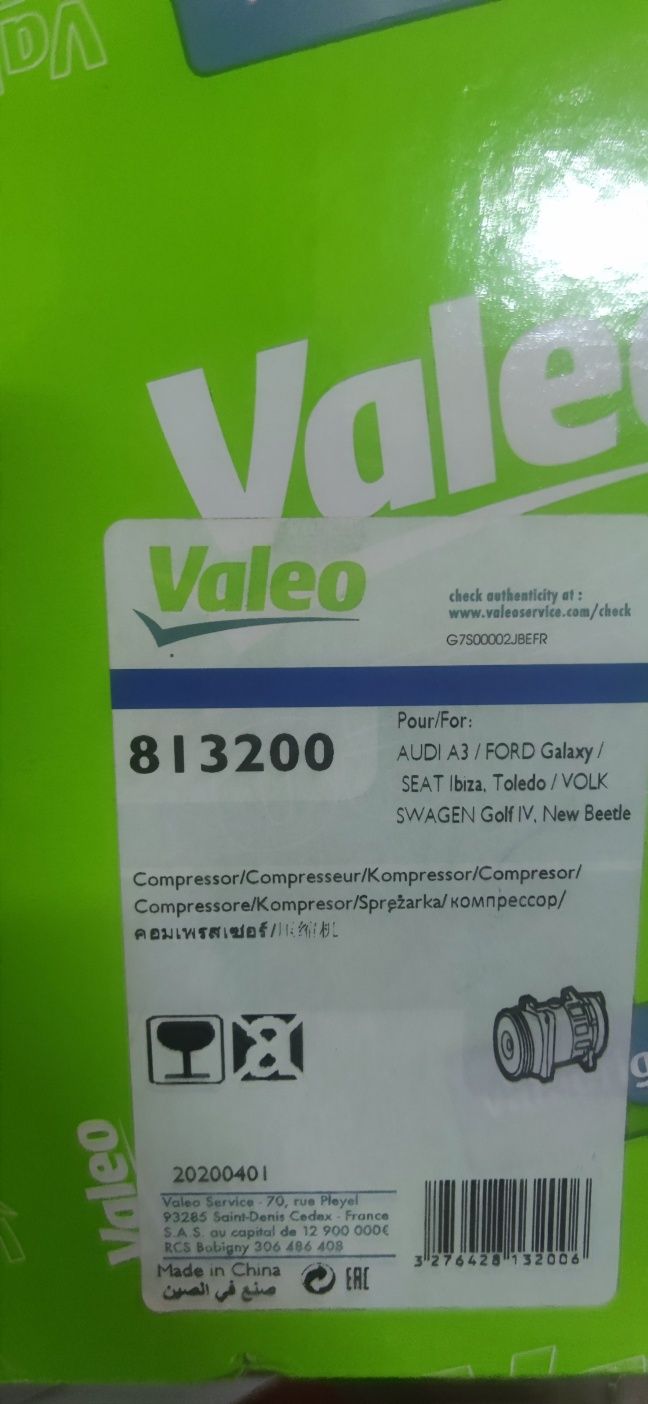 Компрессор кондиционера Valeo 813200