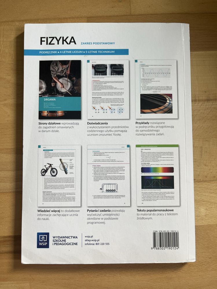 Podręcznik fizyka 2 WSiP, zakres podstawowy