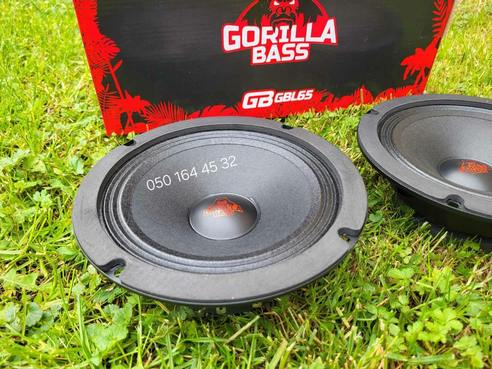 Kicx 16см Gorilla Bass GBL65 / динаміки в авто / колонки / естрадні