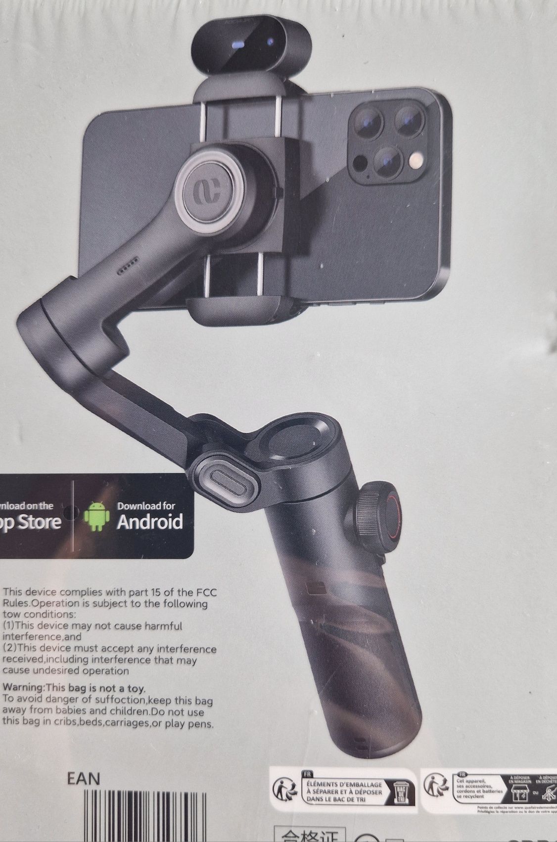 Nowy gimbal (stabilizator) AOCHUAN Smart XE z modułem AI