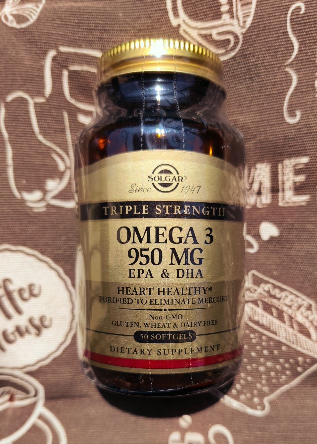 -5% Solgar Omega-3 950 mg Солгар омега 3 концентрат 950 мг 50 100 шт