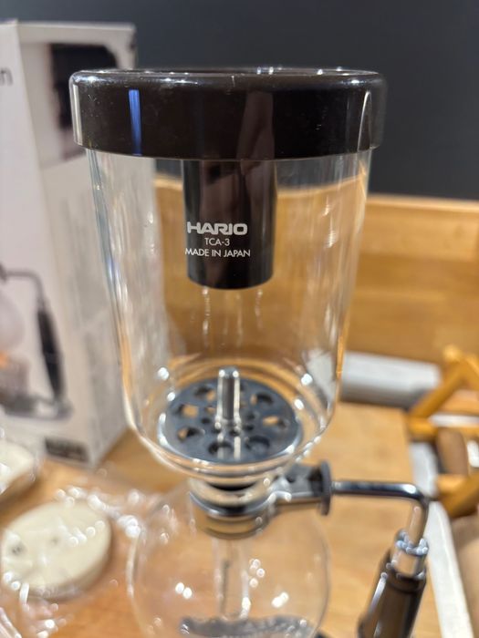 Hario Syfon 3 filiżanki + palnik Rekrow + komplet akcesoriów