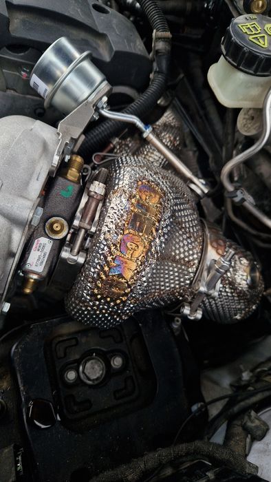 Termika heatshield turbo downpipe kolektor wydechowy drift