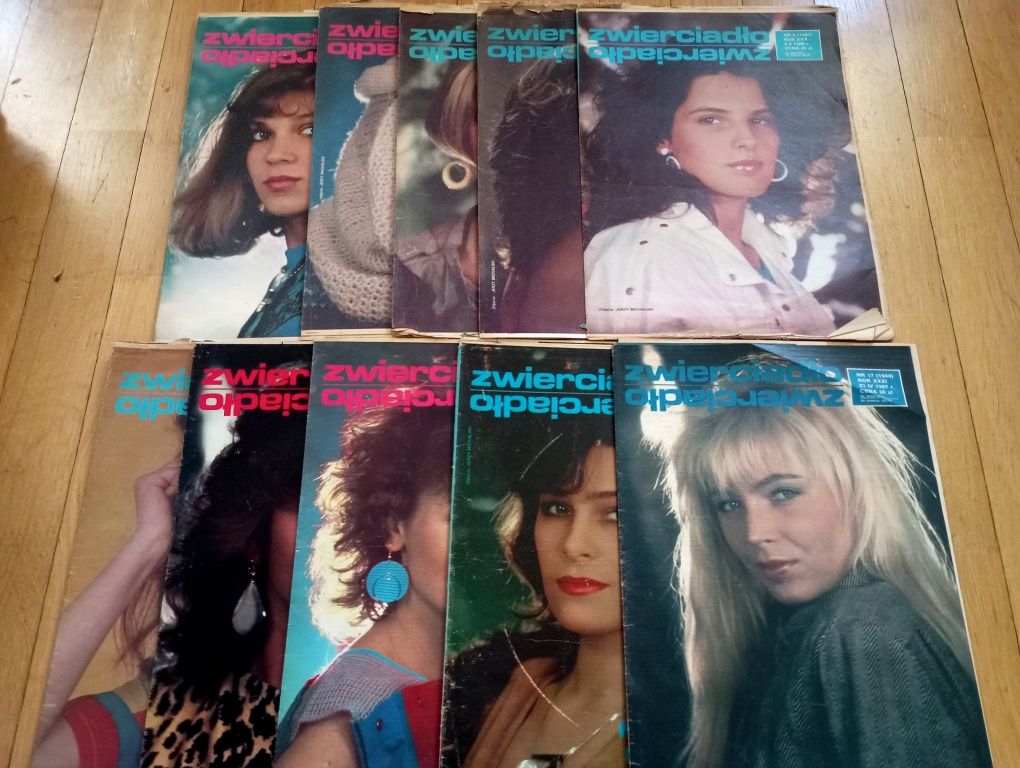 Retro PRL magazyn zwierciadło 1987