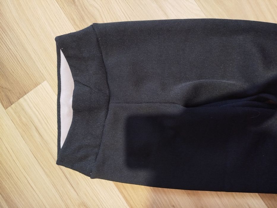 Ocieplane prążkowane leggisny 122/128