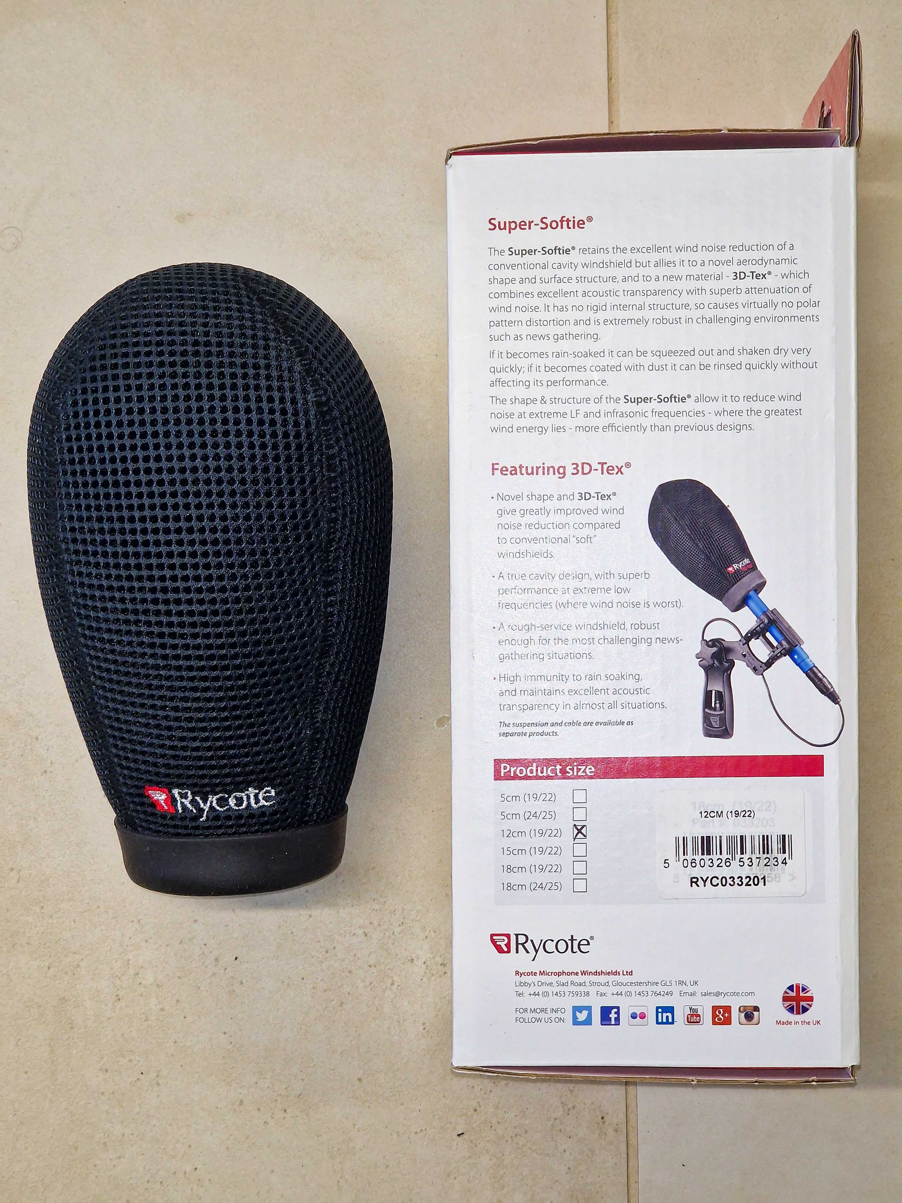 Mikrofon Rode NTG5 KIT + Rycote Super Blimp + Rycote 12cm Super-Softie