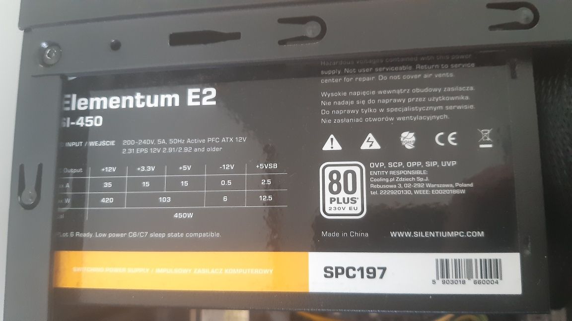 Sprzedam komputer i3 8100, b365m, 8 gb ddr4