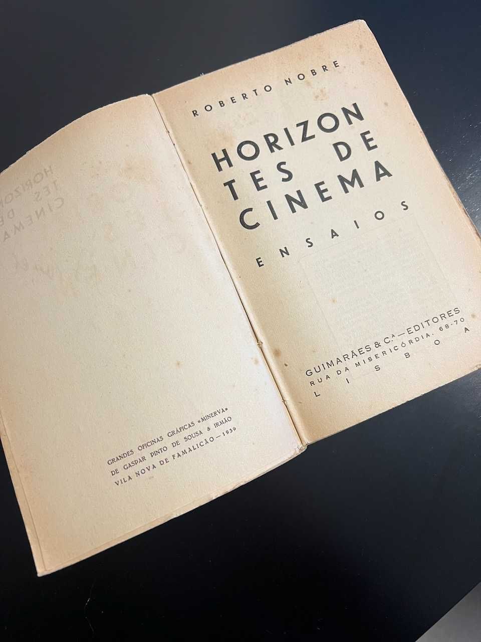 Horizontes de cinema : ensaios. Roberto Nobre.