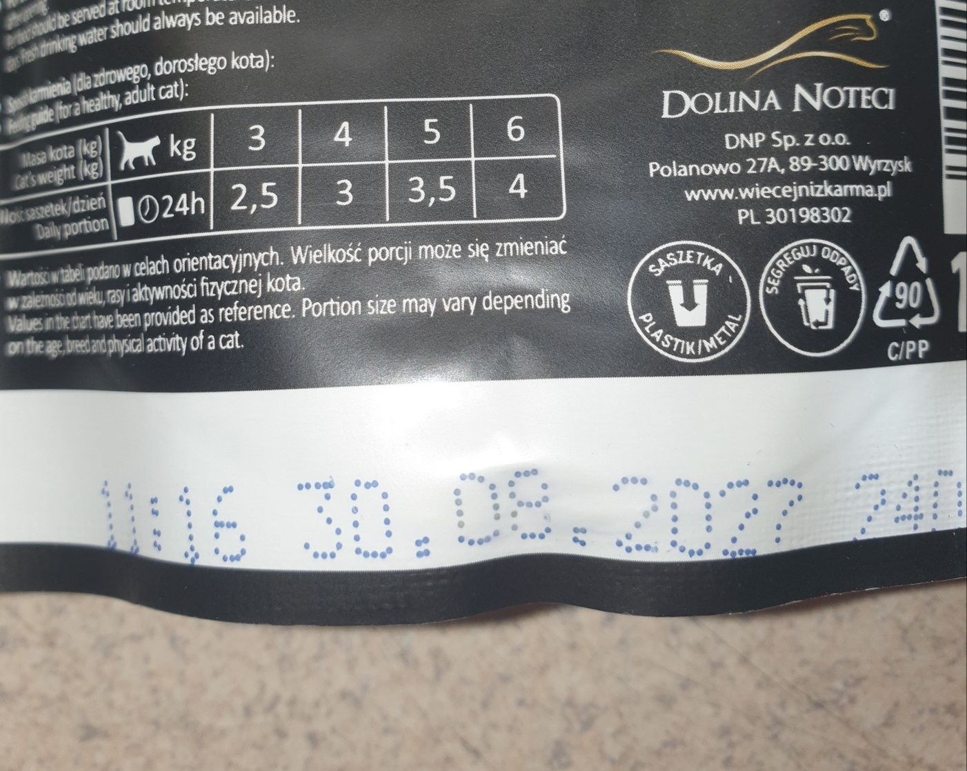 Karma dla kota,mokra