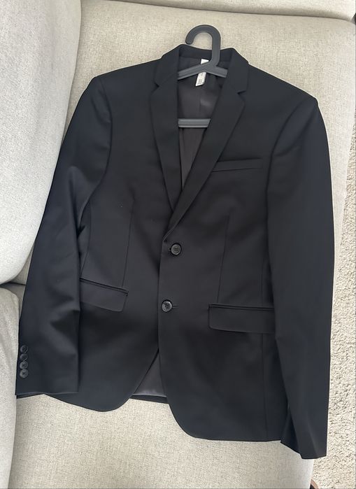 Conjunto de Fato Zara - Blazer + Calças + Gravata + Saco de proteção