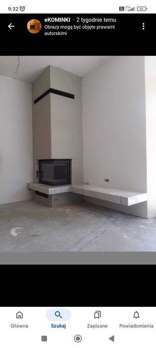 Kompletny kominek Kominek z montażem, kominki obudowa kominka komplet