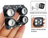 ИК подсветка инфракрасный ИК 4 светодиода для камер видеонаблюдения