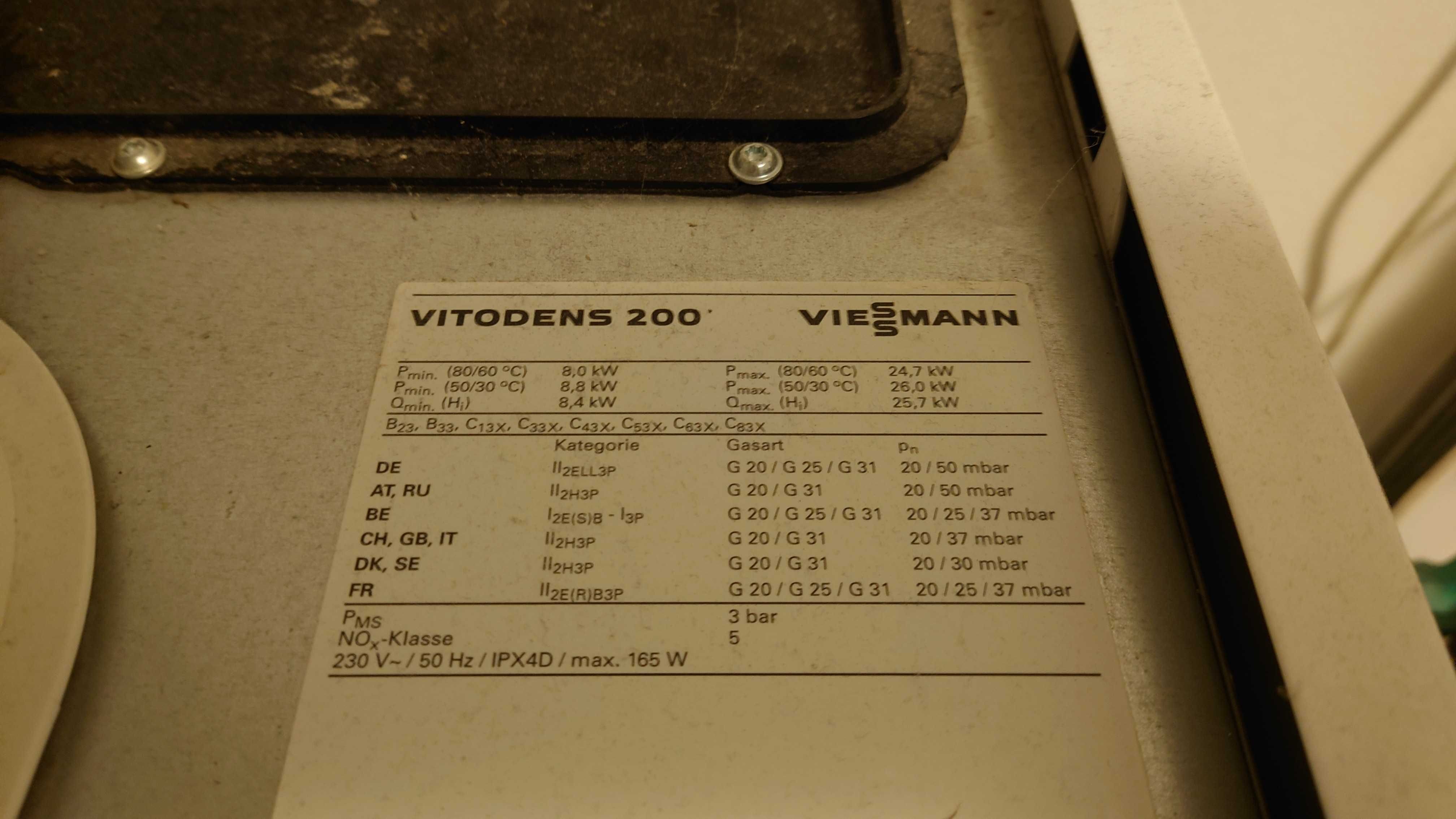 Sprzedam kocioł kondensacyjny Vitodens 200
