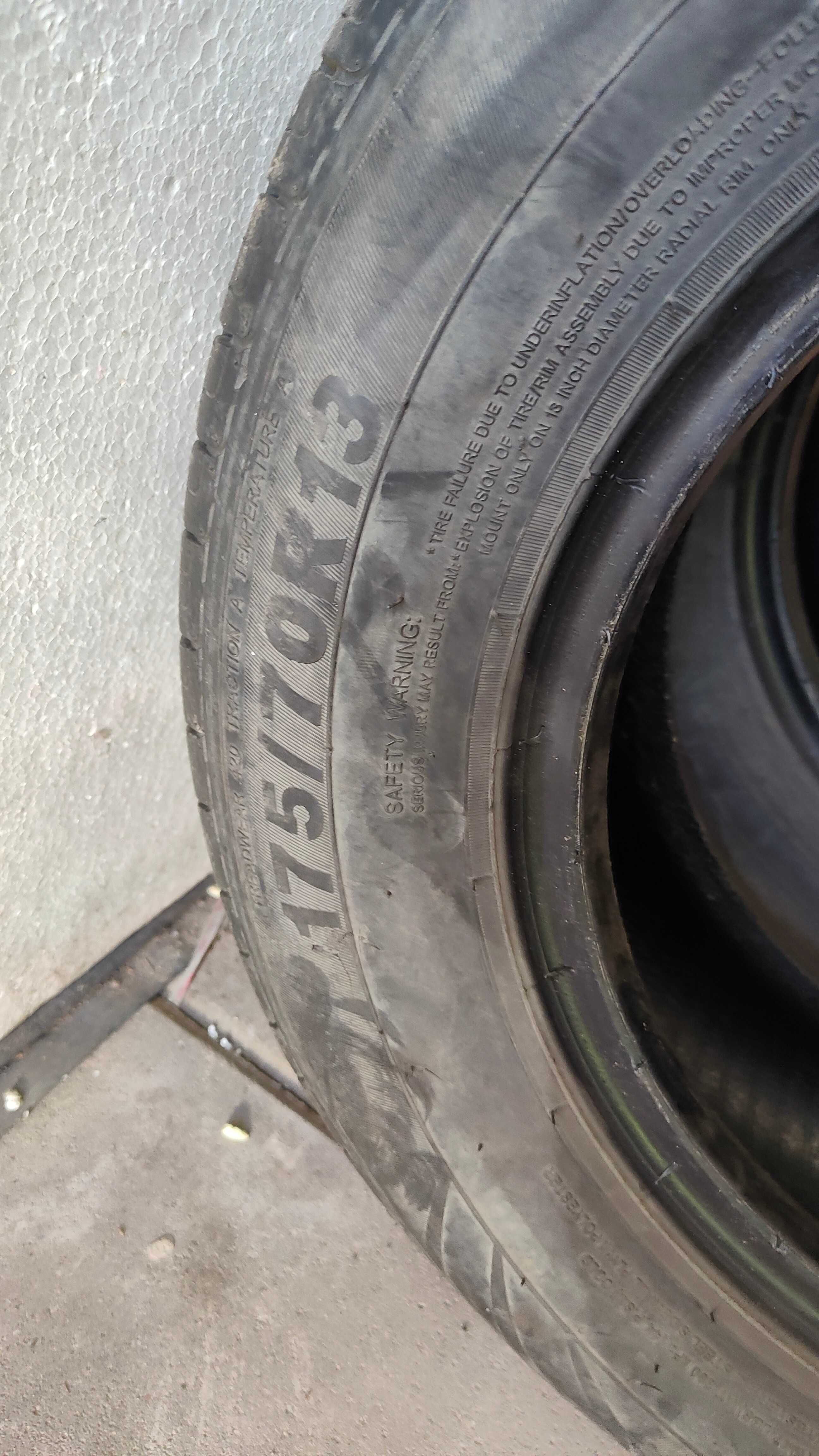 Opony 175/70R13 82T M+S, 2 sztuki, do przyczepki, Gliwice
