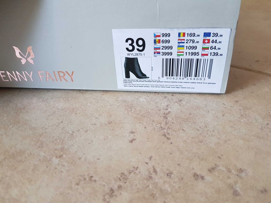 Sandały buty Jenny Fairy r. 39 nowe