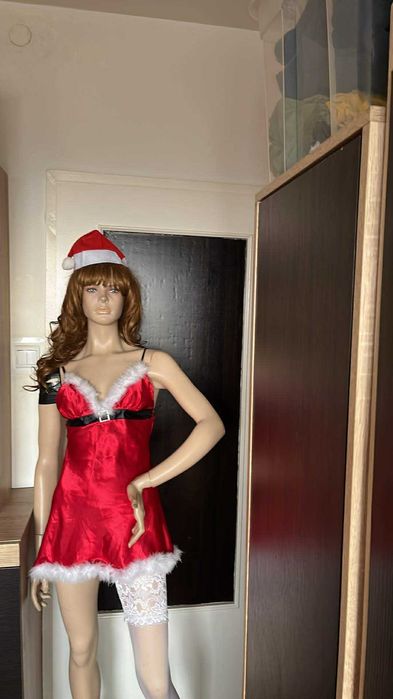 Nr 34 Przebranie, kostium, Pani Mikołaj.