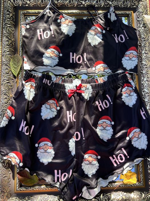 Жіноча піжама Санта,новогодняя пижама хо-хо,новий рік,санта