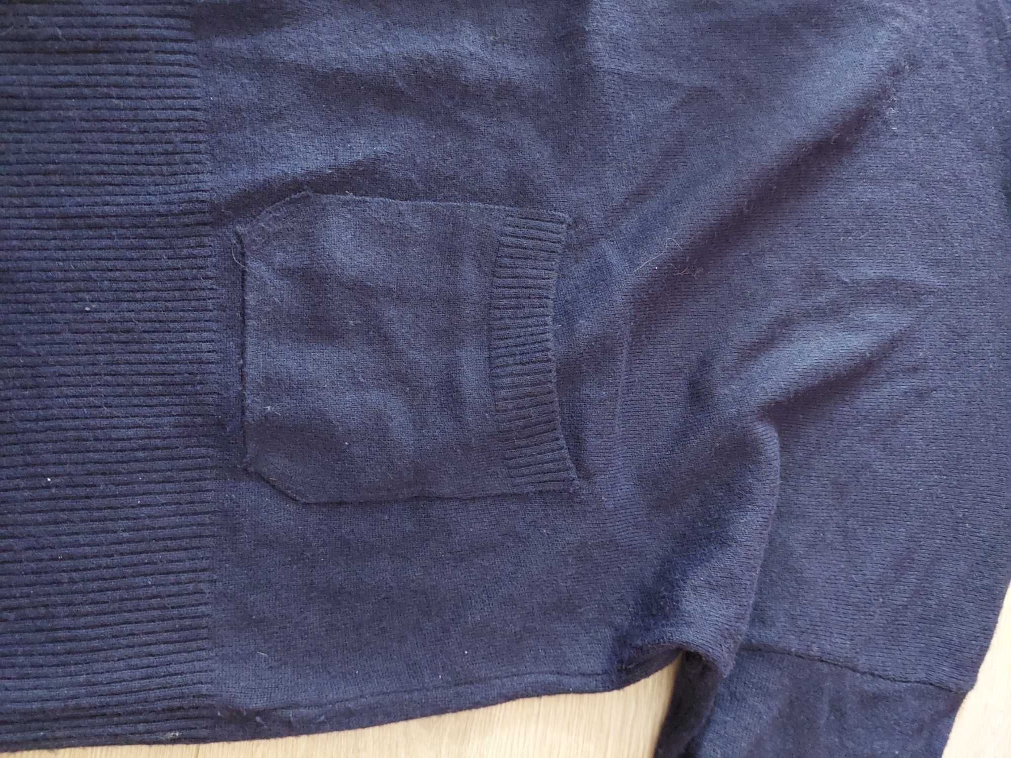 Massimo Dutti golf granatowy sweter damski rozmiar S
