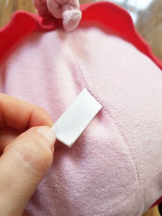 świnka Peppa z misiem Beanie Buddies Ty czerwona sukienka