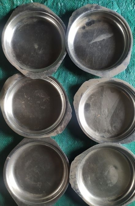 нержавейка СССР миска - тарелка первых вторых блюд алюминиевая