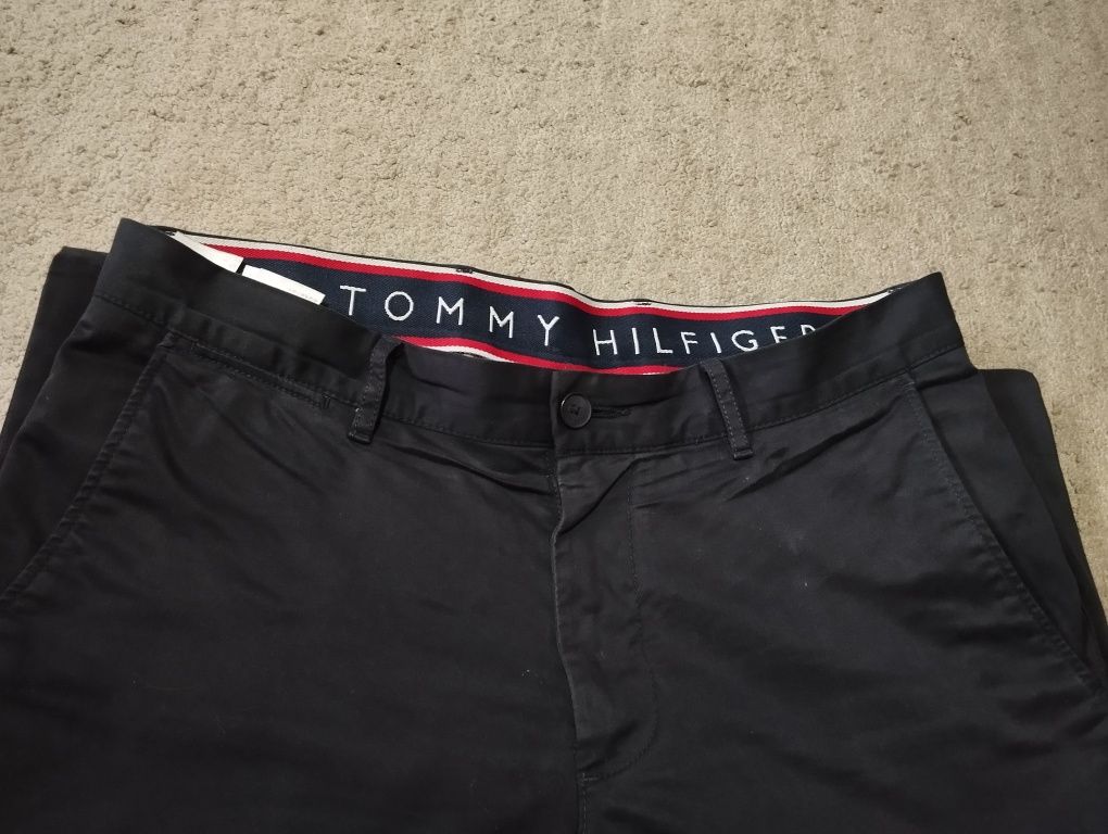 Spodnie męskie czarne Tommy Hilfiger
