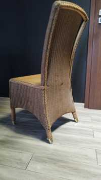 4szt krzesła Lloyd Loom Neptun design słomka rattan wiklina