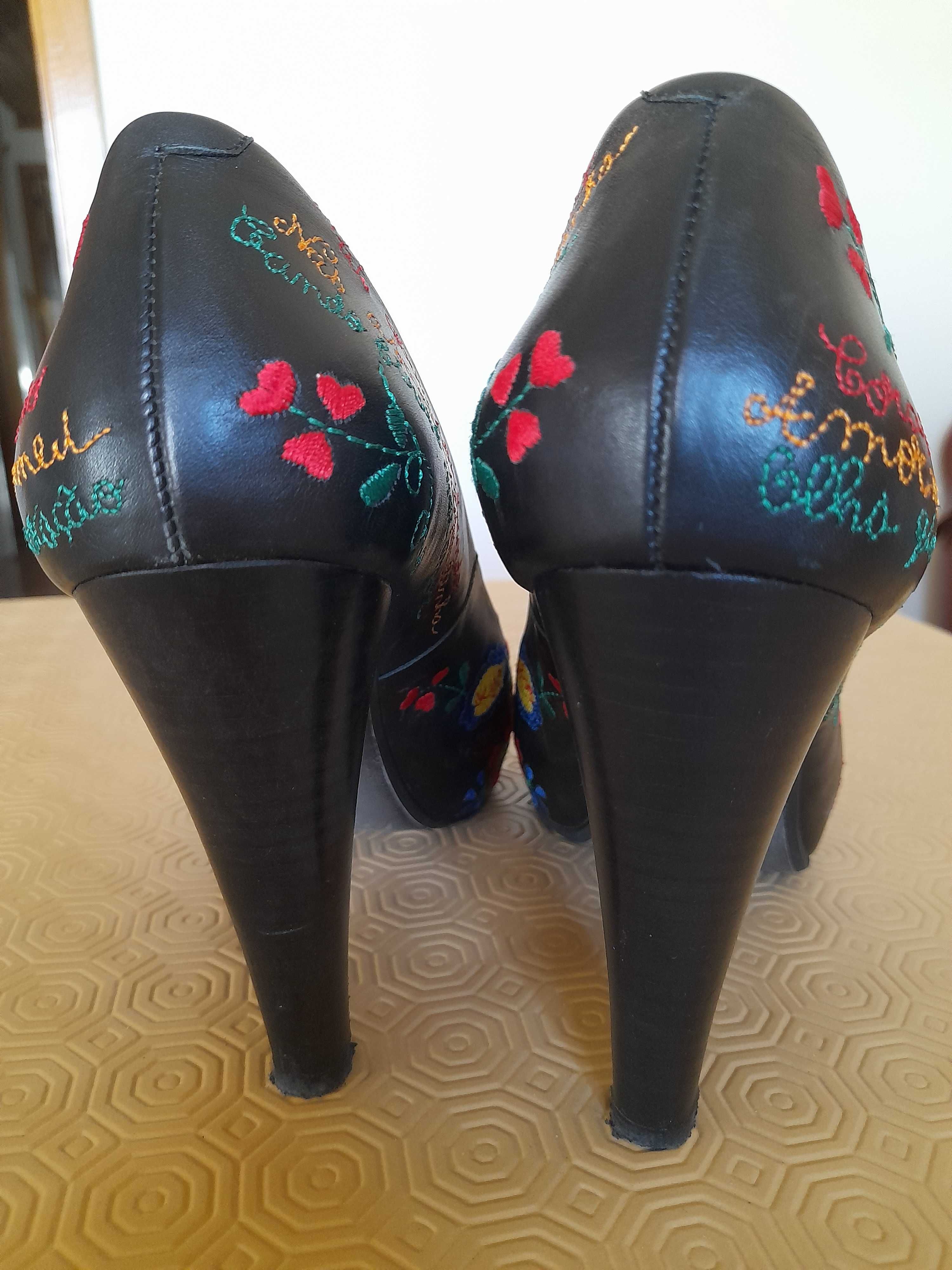 Sapatos Namorarte, Namorar Portugal,  Lencos dos Namorados, tamanho 38