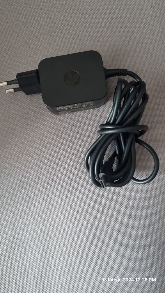 Oryginalny zasilacz ładowarka hp Compaq usb-c TPN-AA01_792584_004