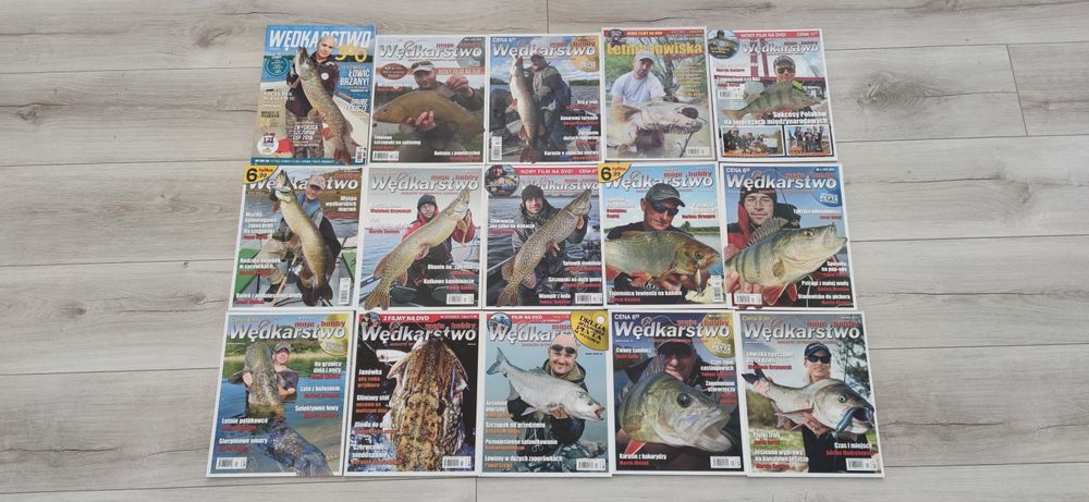 Magazyn wędkarski 15 szt. Wędkarstwo moje hobby WMH Spinning Szczupak