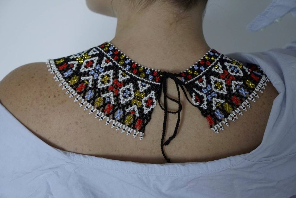 Гердан із бісеру силянка