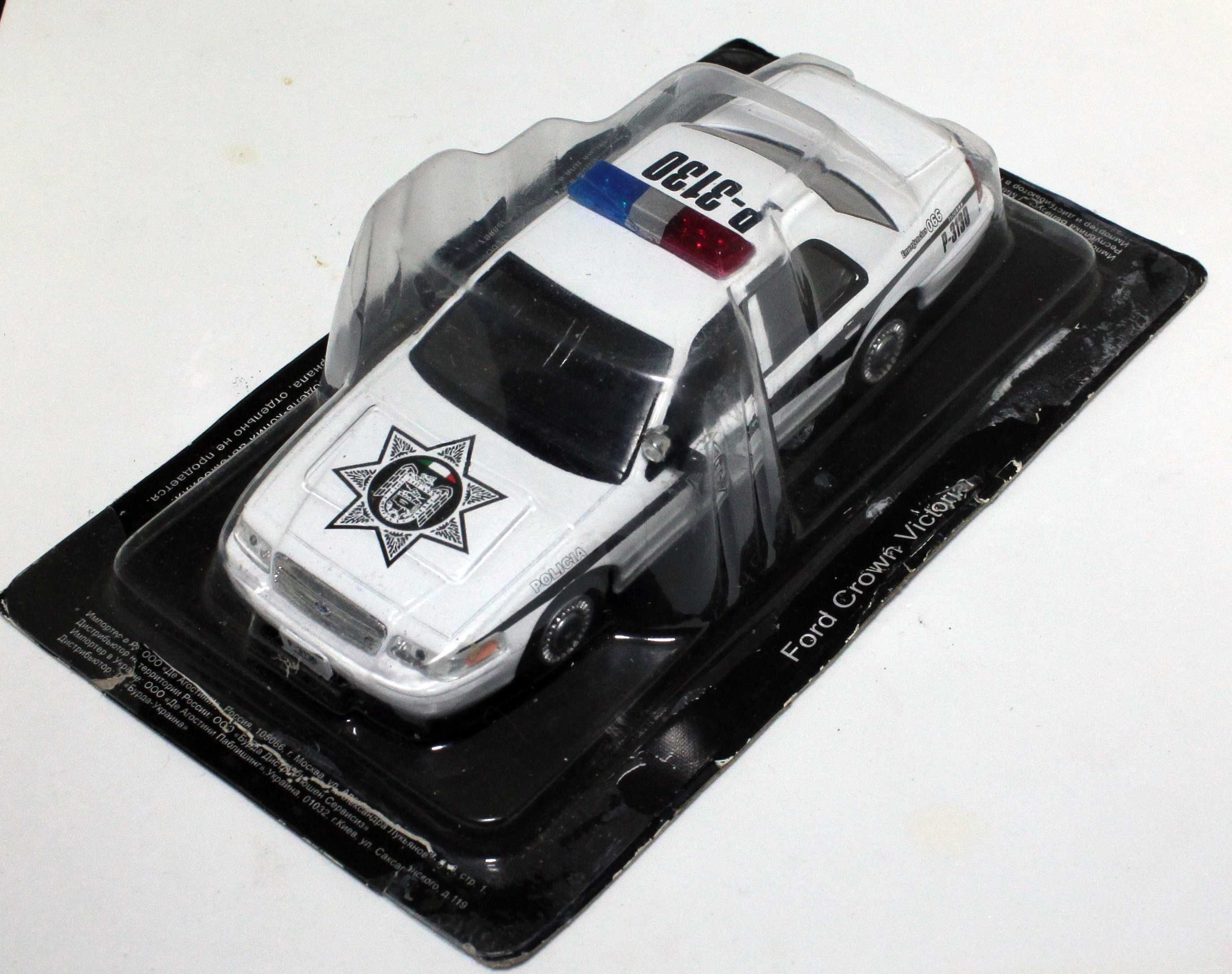 Автолегенди - Ford Crown Victoria, поліція Мексики  (DeAgostini, 1:43)