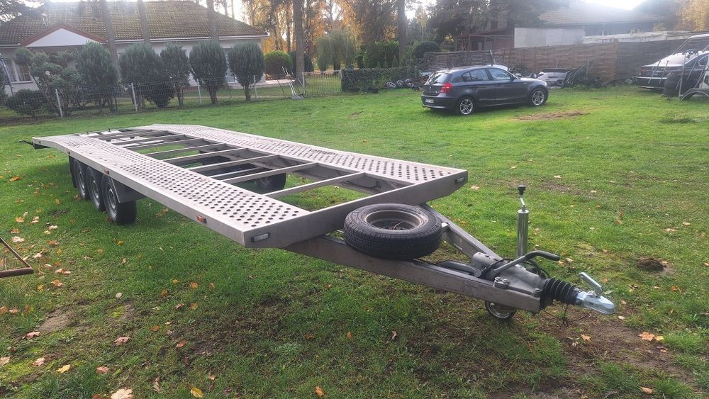 Laweta na 2 auta 8 x 2.15 aluminiowa 670kg masa wlasna 3.5t dmc 20 rok