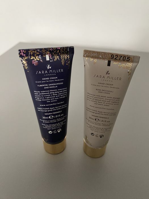 Zestaw kremów do rąk Sara Miller 2x30ml