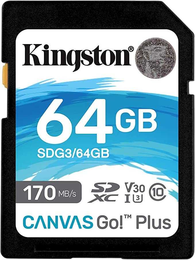 Cartão de Memória SD Kingston SDG3/64GB 64GB Preto 64 GB UHS-I