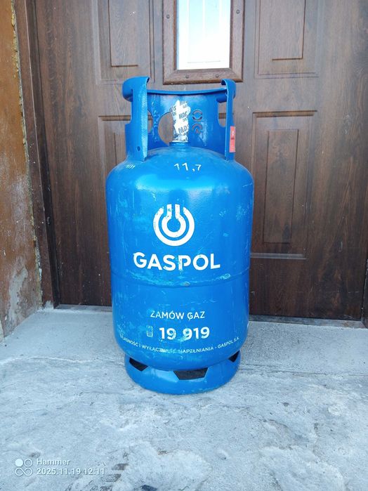 butla propan butan 11kg z gazem i plombą